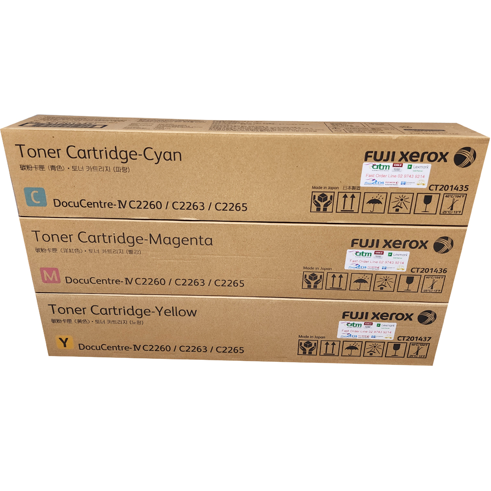 Fuji Xerox Docucentre C Y M Genuine Toner Iv C